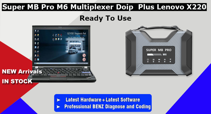 2021.06 Super MB Pro M6 Multiplexer Doip  Plus Lenovo X220